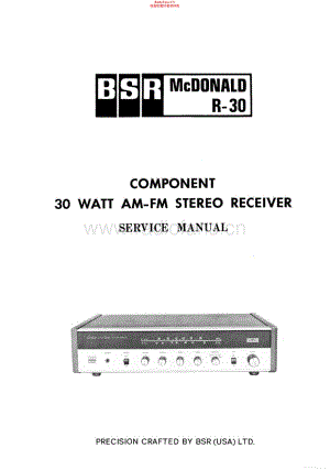 BSR-R30-rec-sm维修电路原理图.pdf