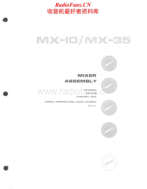 Ampex-MX10-mix-sm维修电路原理图.pdf