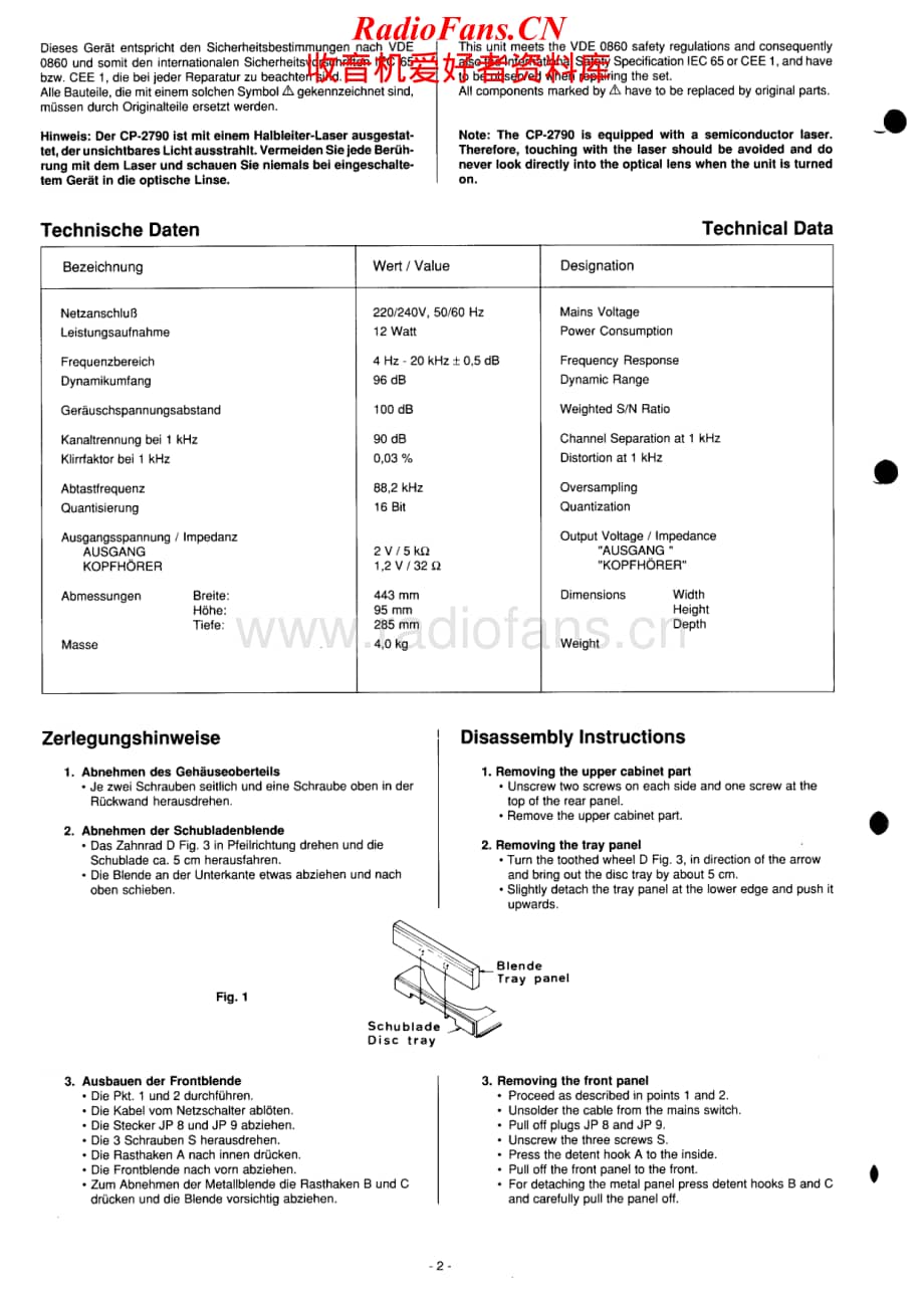 Blaupunkt-CP2790-cd-sm维修电路原理图.pdf_第2页