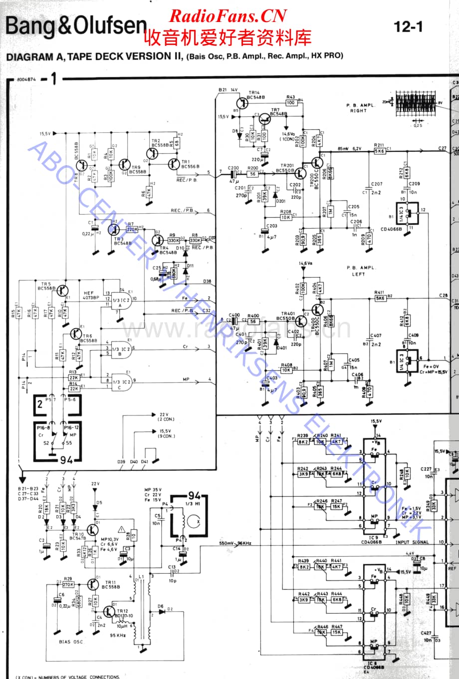 B&O-Beocord6500MKII-type-49xx维修电路原理图.pdf_第2页