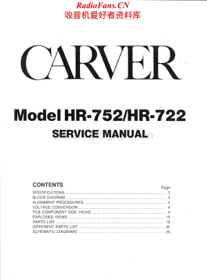 Carver-HR752-rec-sm维修电路原理图.pdf