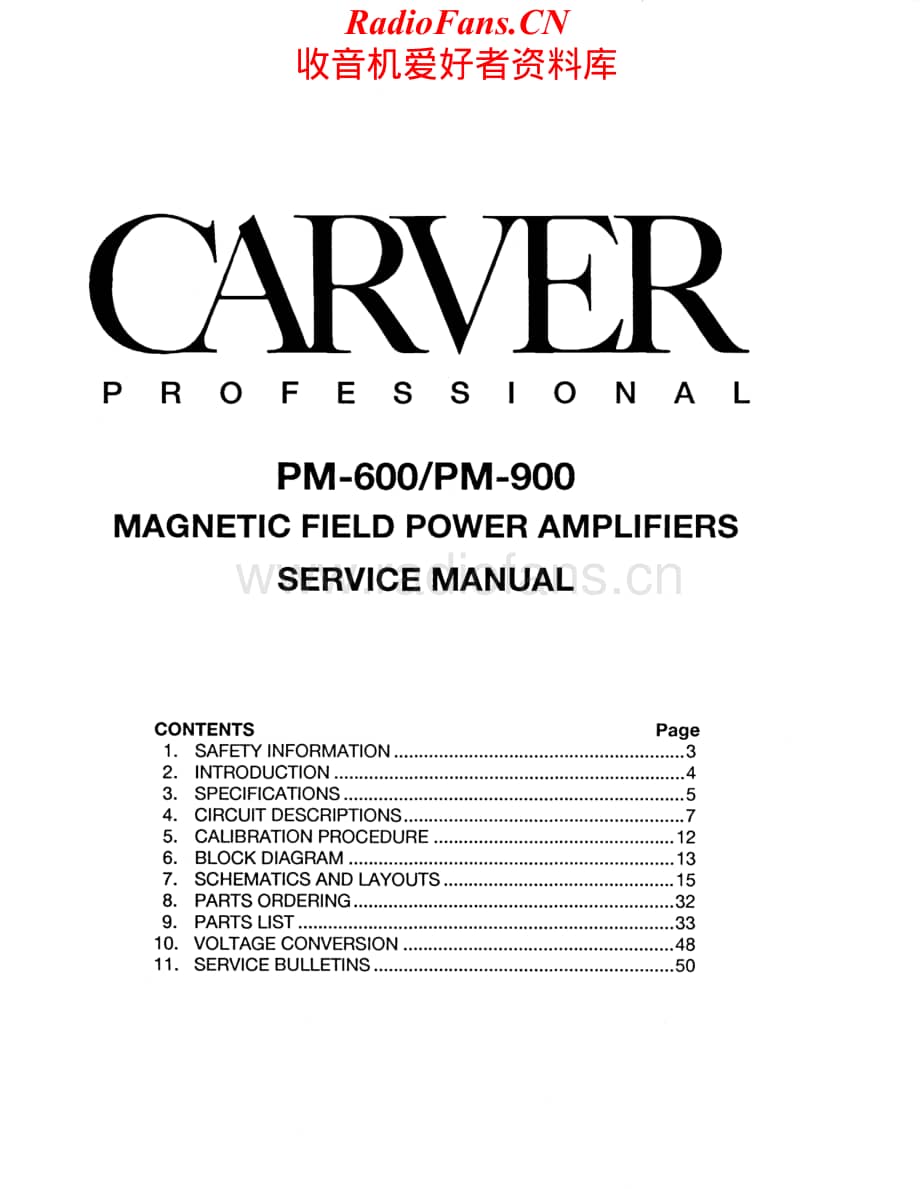 Carver-PM900-pwr-sm维修电路原理图.pdf_第1页