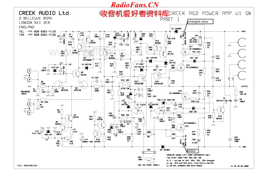 Creek-A52SE-pwr-sch维修电路原理图.pdf_第1页