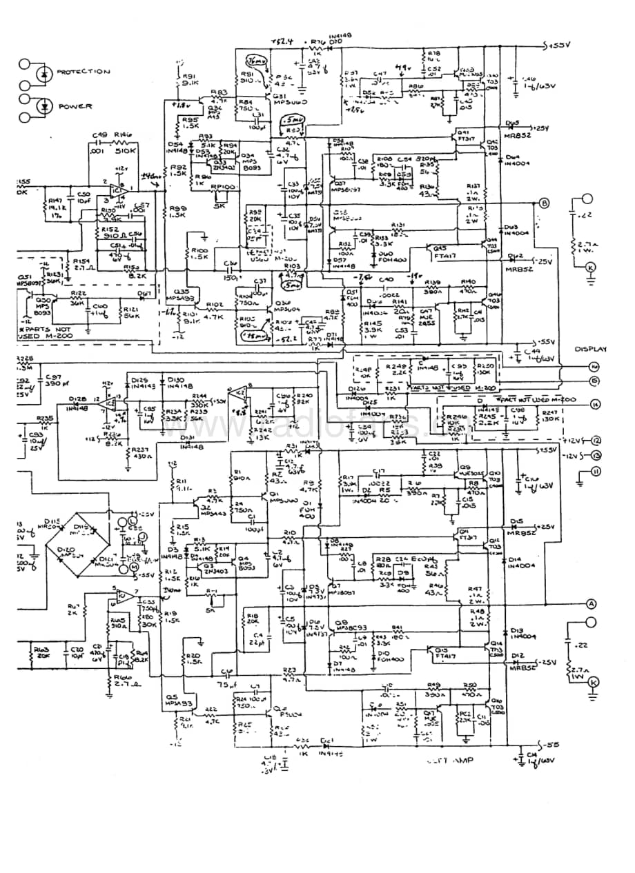 Carver-M200T-pwr-sch维修电路原理图.pdf_第3页