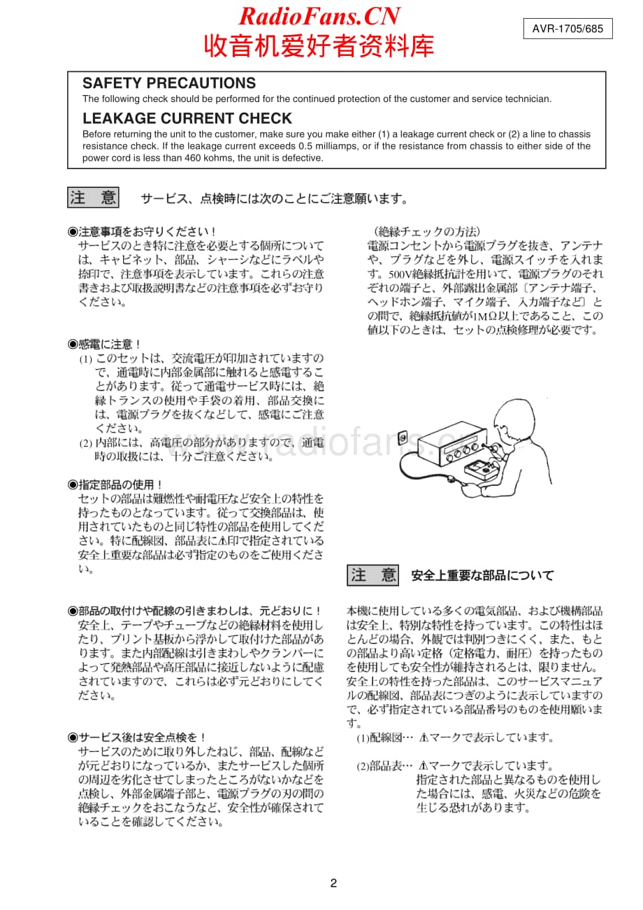 Denon-AVR685-avr-sm维修电路原理图.pdf_第2页