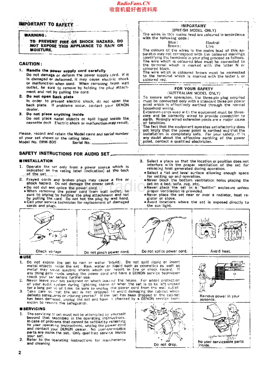 Denon-DRM800-tape-sm维修电路原理图.pdf_第2页