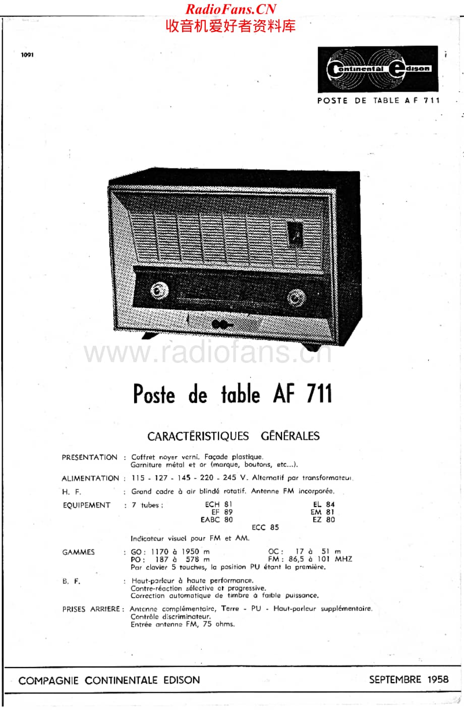 Continental-AF711-rec-sch维修电路原理图.pdf_第1页