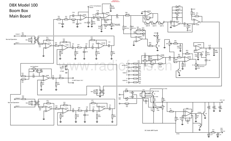 DBX-100-bb-sch维修电路原理图.pdf_第1页