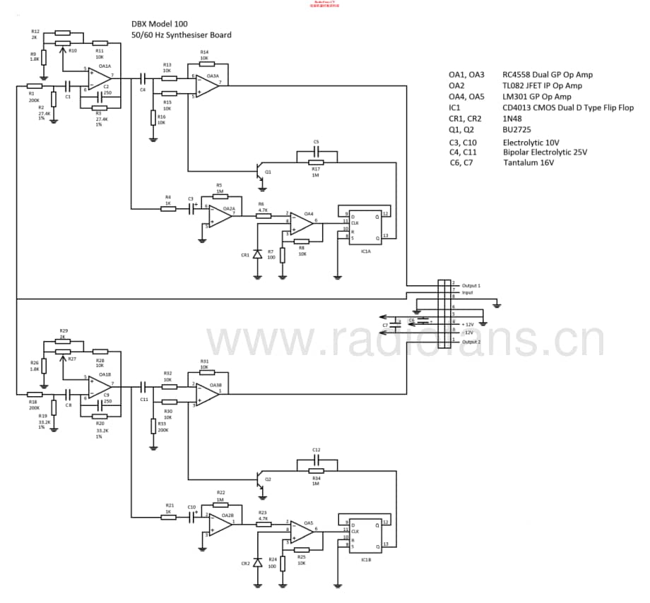 DBX-100-bb-sch维修电路原理图.pdf_第2页