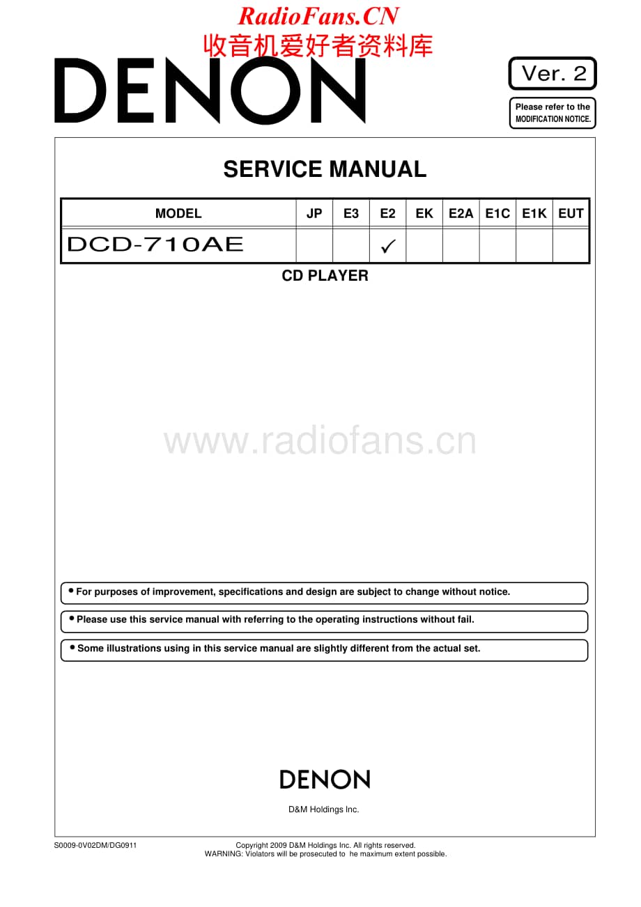 Denon-DCD710AE-cd-sm维修电路原理图.pdf_第1页