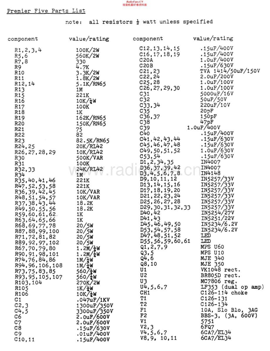 ConradJohnson-Premier.five-pwr-sch维修电路原理图.pdf_第1页