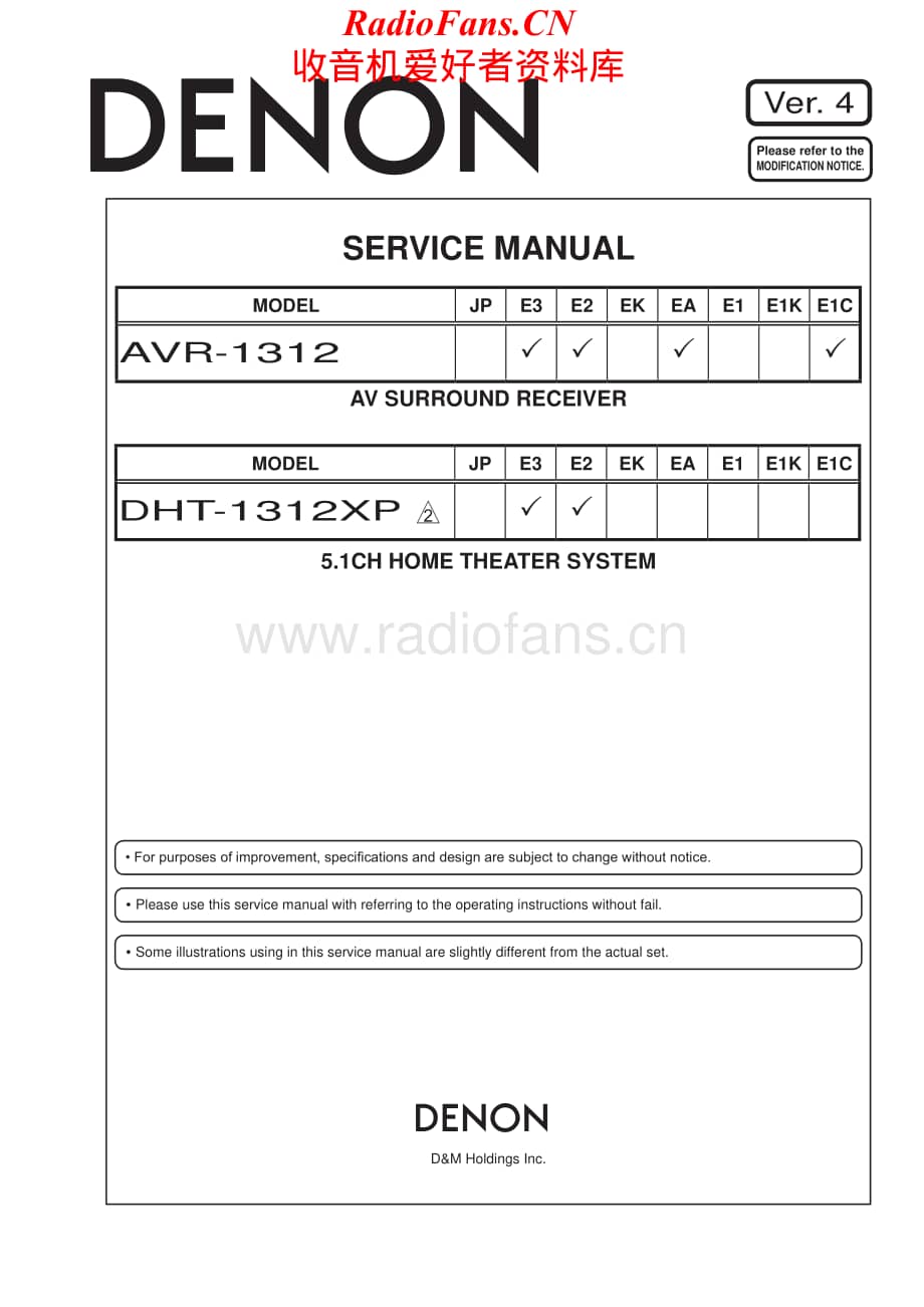 Denon-AVR1312-avr-sm维修电路原理图.pdf_第1页