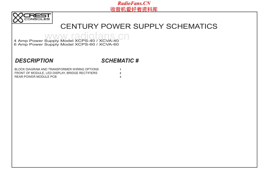 Crest-XCVA40-psu-sch维修电路原理图.pdf_第1页