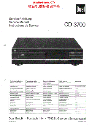 Dual-CD3700-cd-sm维修电路原理图.pdf