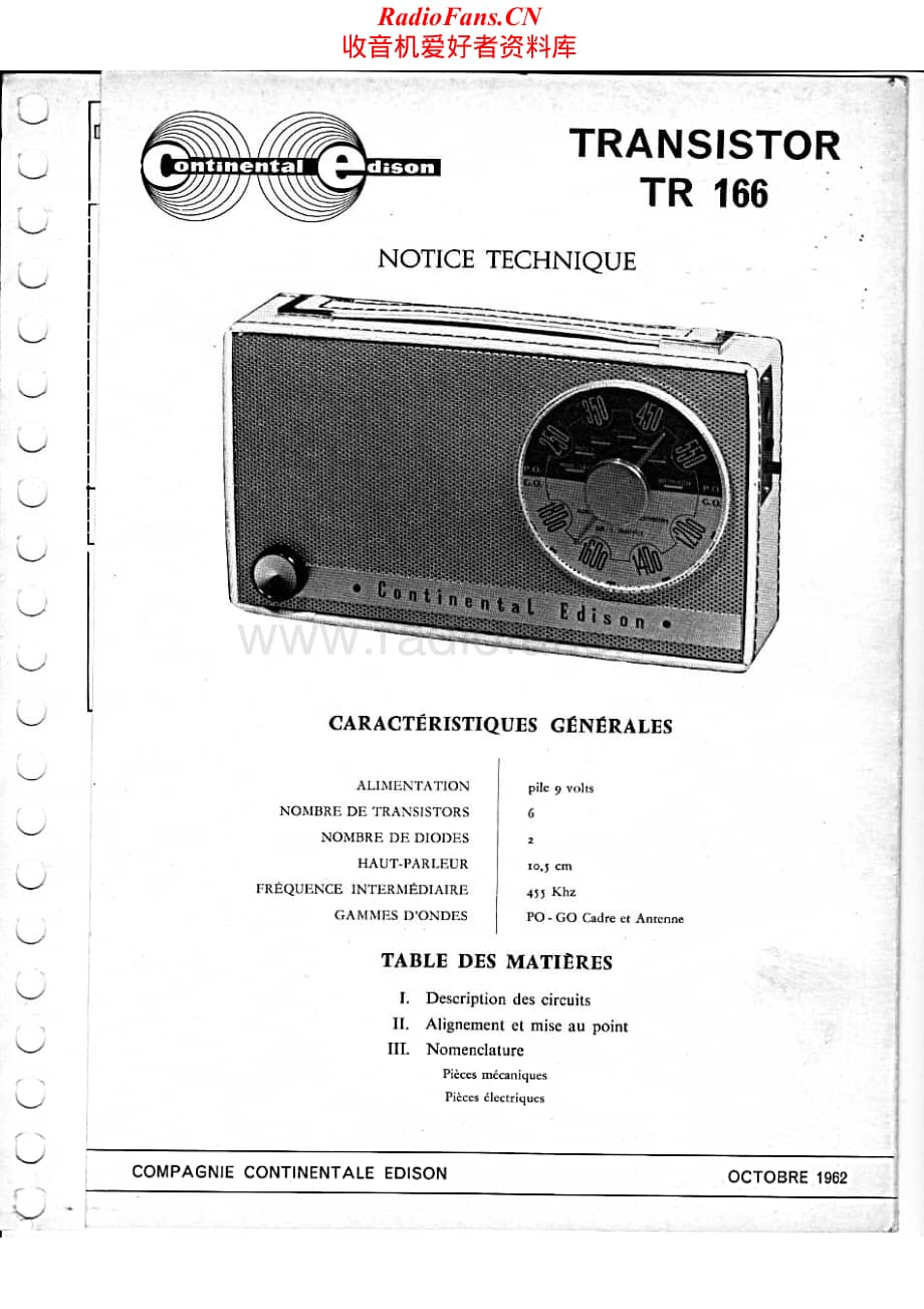 Continental-TR166-rec-sch维修电路原理图.pdf_第1页