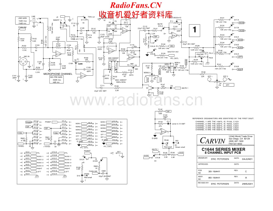 Carvin-C1644-pre-sch2维修电路原理图.pdf_第1页