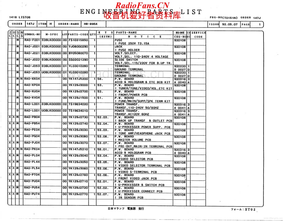 Carver-HR895-rec-pl维修电路原理图.pdf_第2页