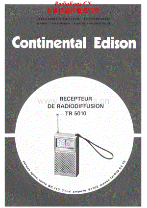 Continental-TR5010-rec-sch维修电路原理图.pdf