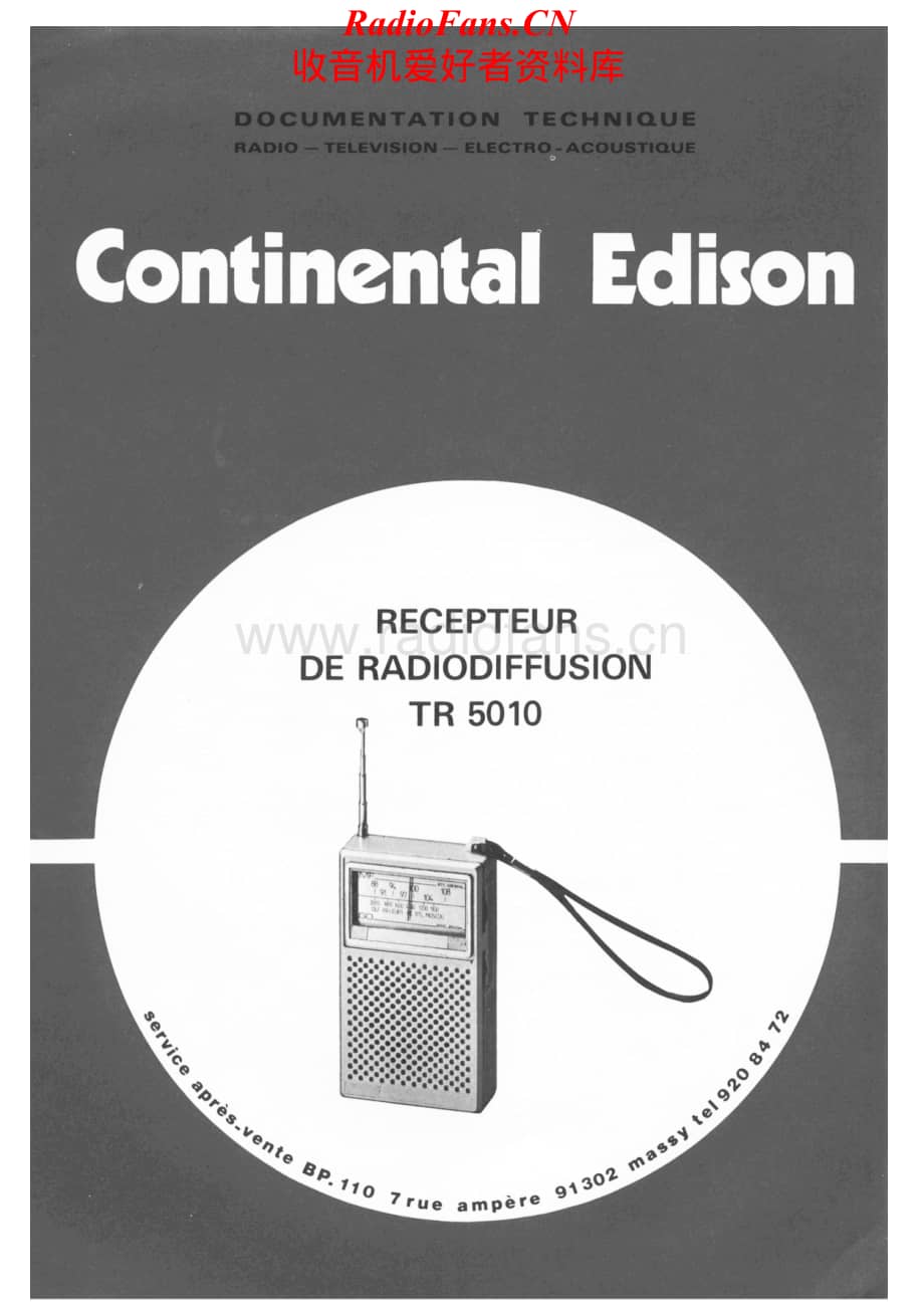 Continental-TR5010-rec-sch维修电路原理图.pdf_第1页