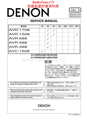 Denon-AVC1508-avr-sm维修电路原理图.pdf