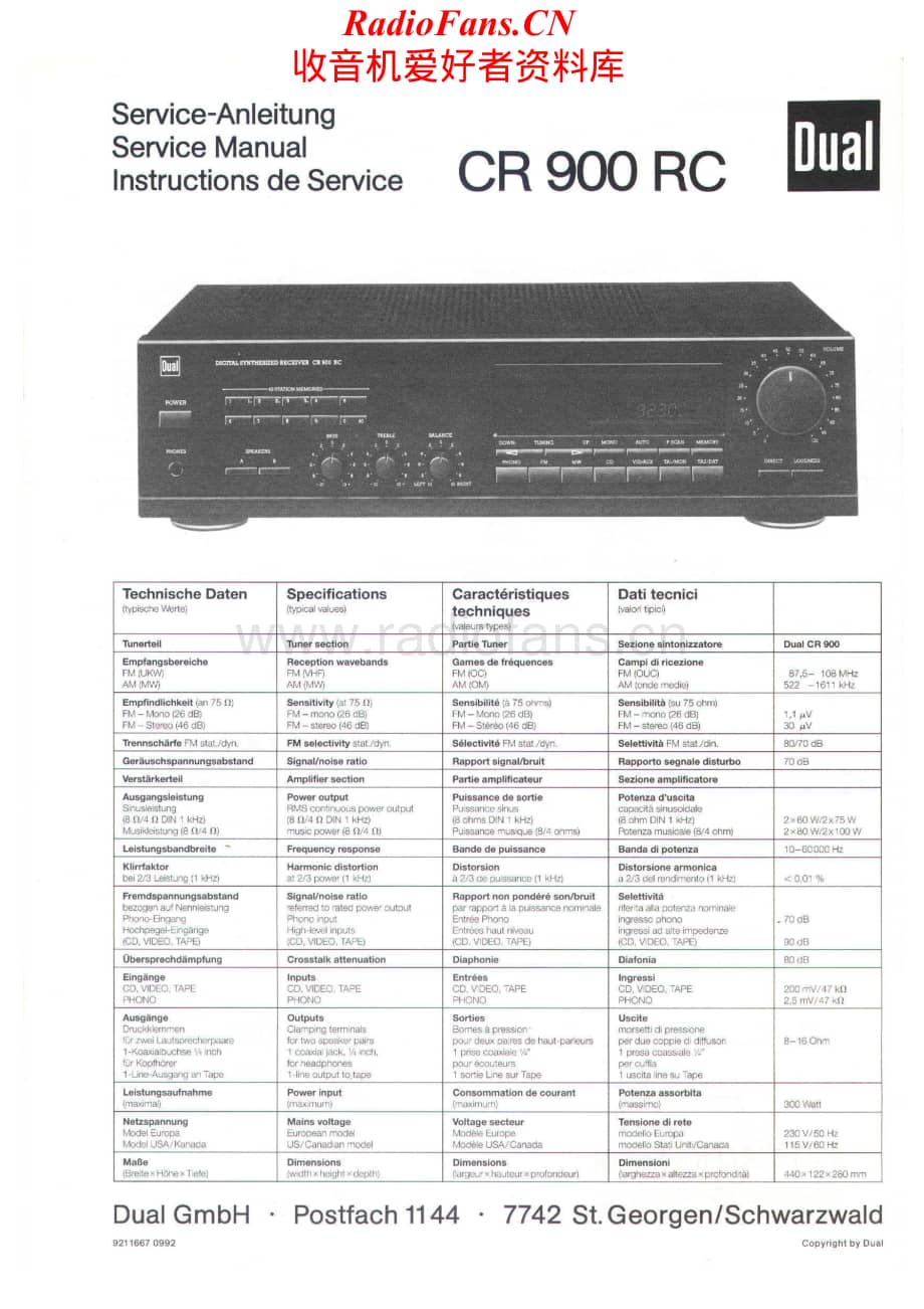 Dual-CR900RC-rec-sm维修电路原理图.pdf_第1页