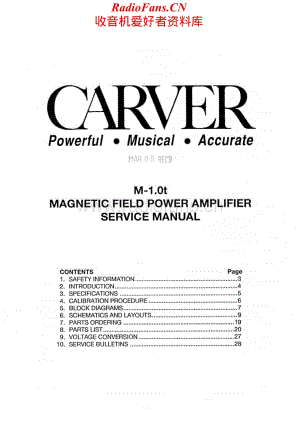 Carver-M1.0T-pwr-sm维修电路原理图.pdf