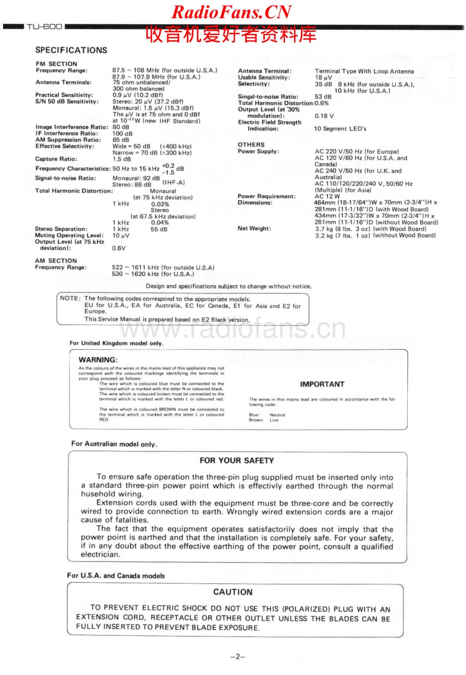 Denon-TU600-tun-sm维修电路原理图.pdf_第2页