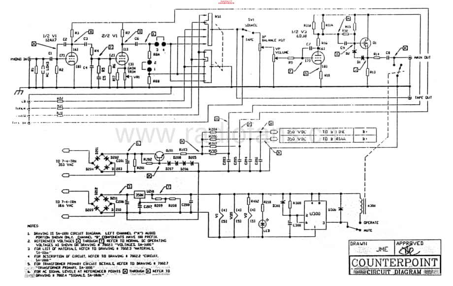 Counterpoint-SA1000-pre-sch维修电路原理图.pdf_第1页