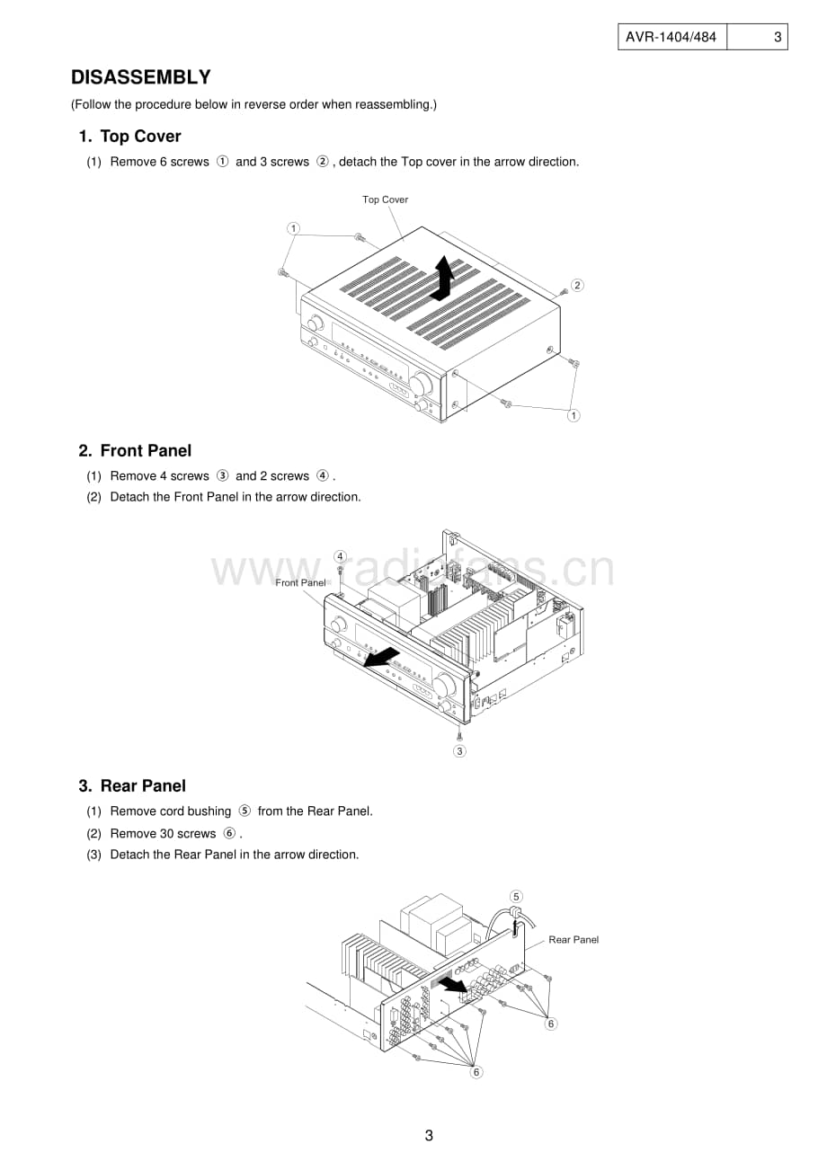 Denon-AVR484-avr-sm维修电路原理图.pdf_第3页