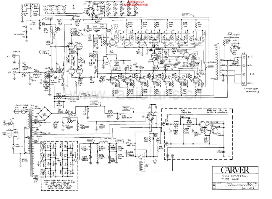 Carver-Super7-pwr-sch维修电路原理图.pdf_第1页