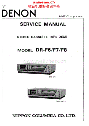 Denon-DRF6-tape-sm维修电路原理图.pdf