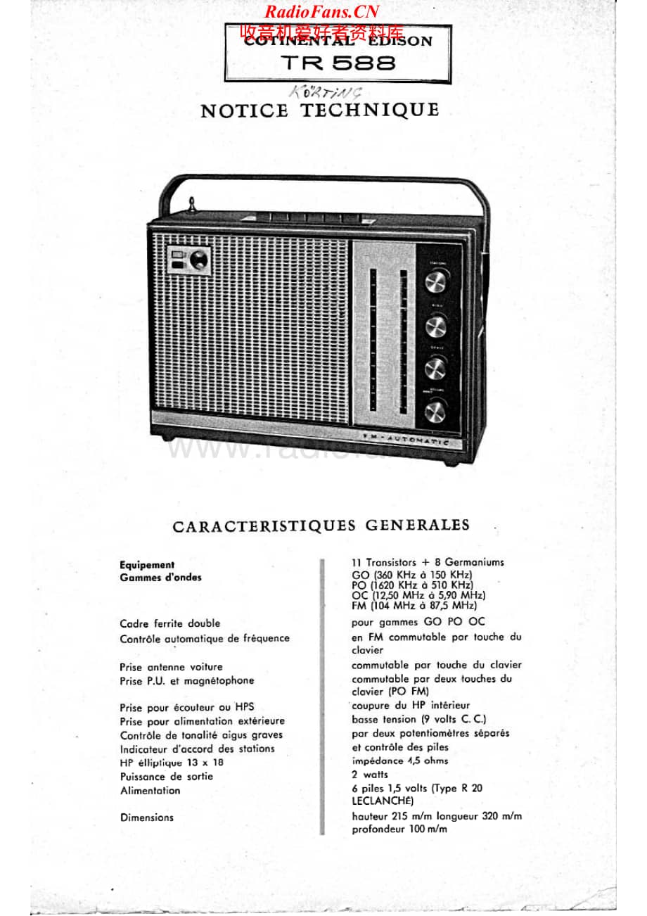 Continental-TR588-rec-sch维修电路原理图.pdf_第1页