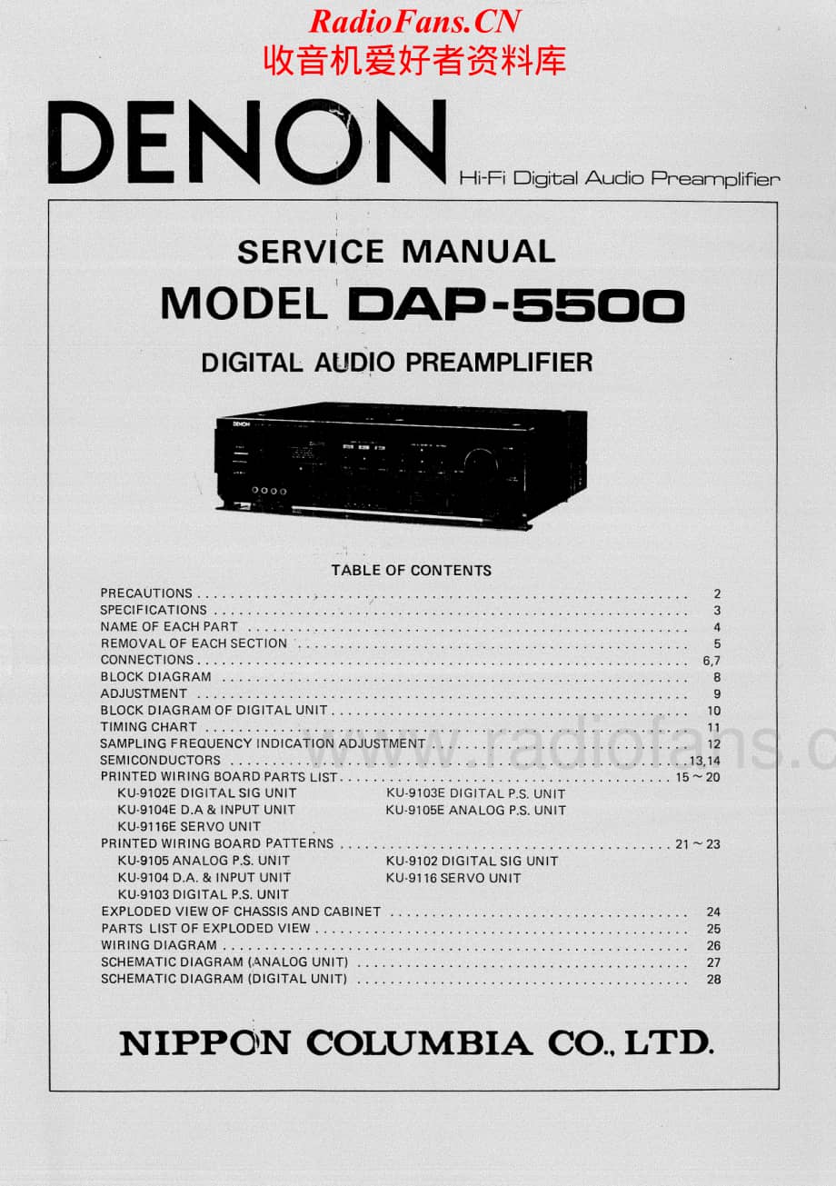 Denon-DAP5500-pre-sm维修电路原理图.pdf_第1页