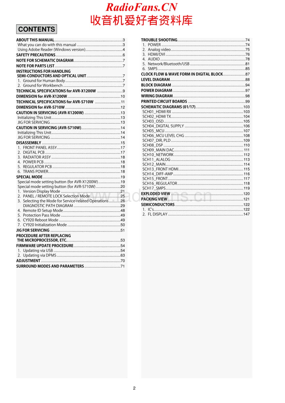 Denon-AVRX1200W-avr-sm维修电路原理图.pdf_第2页