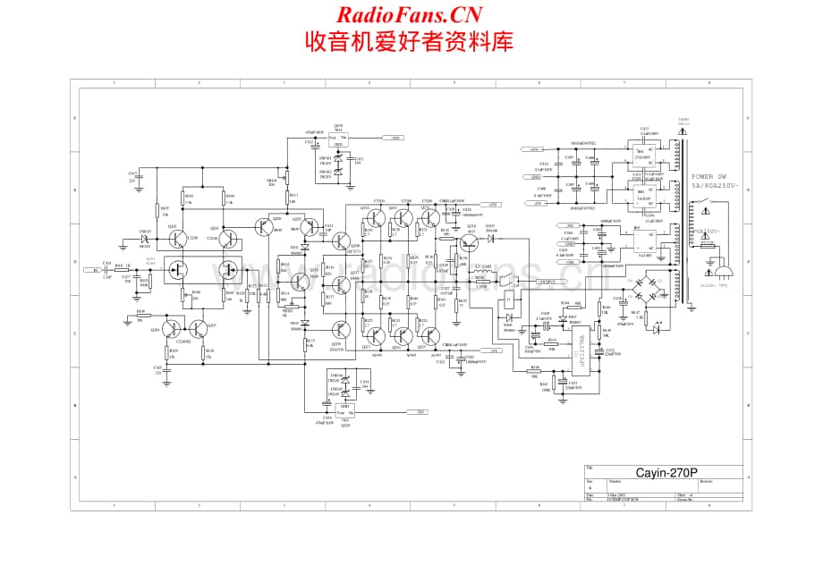 Cayin-270-pwr-sch维修电路原理图.pdf_第1页