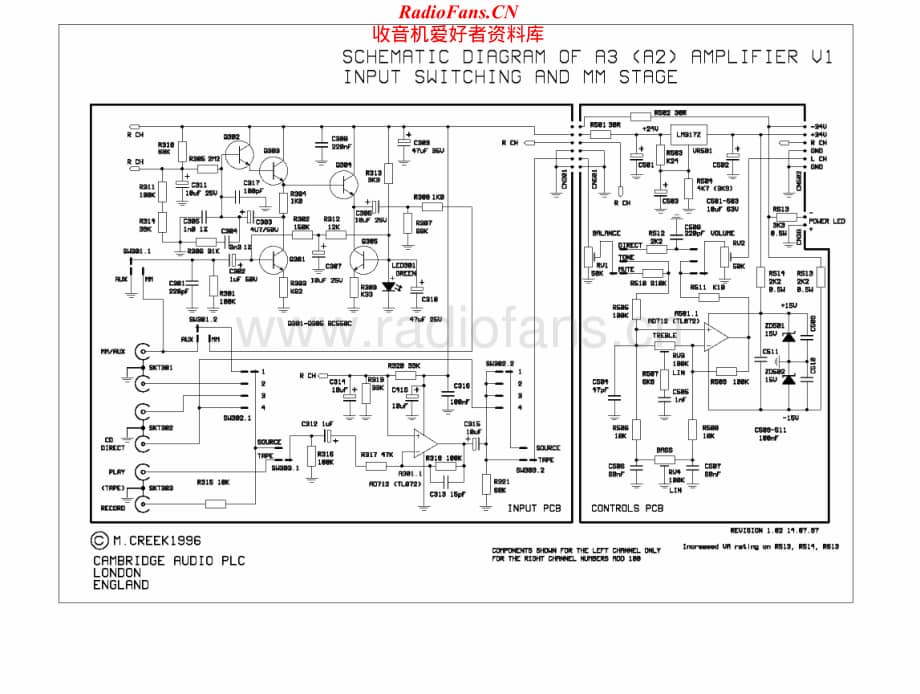 Cambridge-A3-int-sch维修电路原理图.pdf_第1页