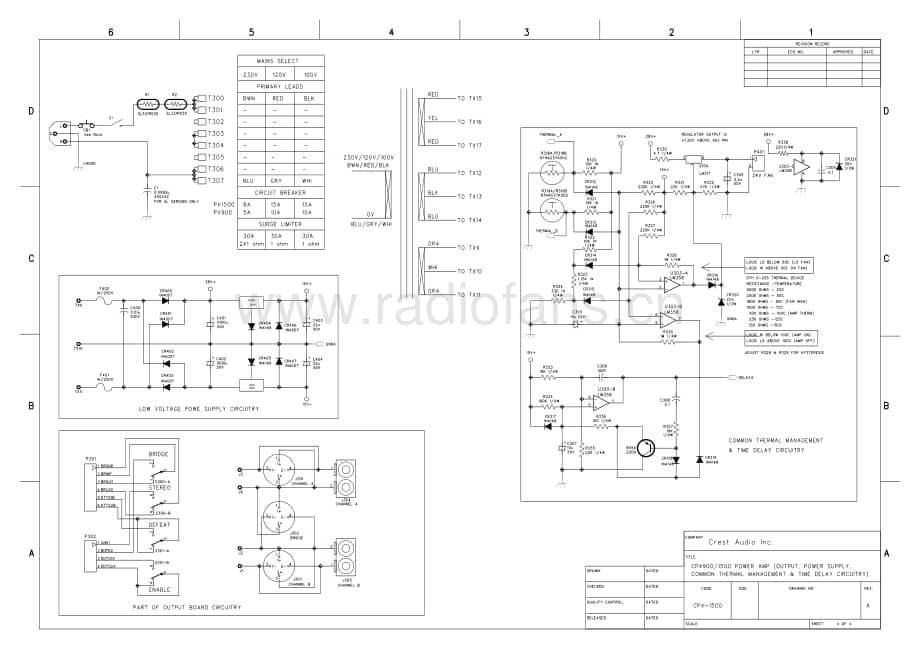 Crest-CPX900-pwr-sch维修电路原理图.pdf_第3页