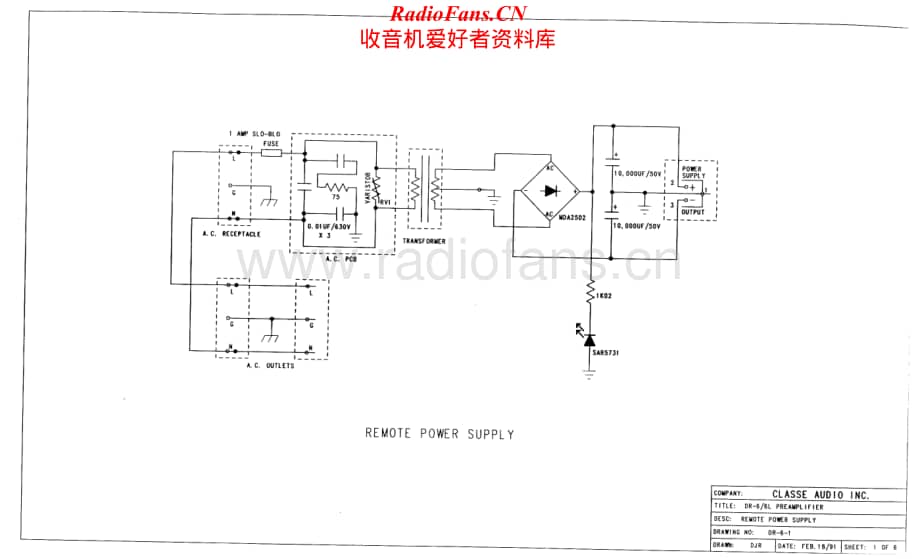 Classe-DR6-pre-sch维修电路原理图.pdf_第1页