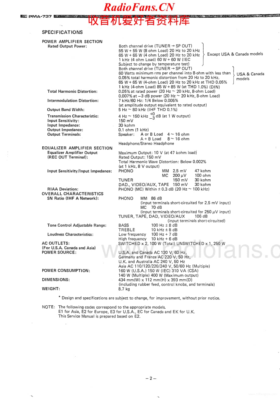 Denon-PMA737-int-sm维修电路原理图.pdf_第2页