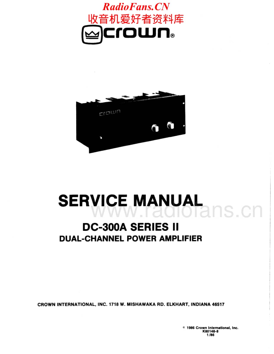 Crown-DC300AII-pwr-sm维修电路原理图.pdf_第2页