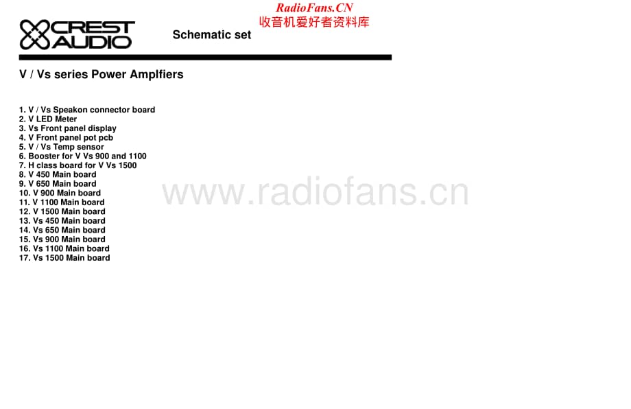 Crest-V-series-pwr-sch维修电路原理图.pdf_第1页