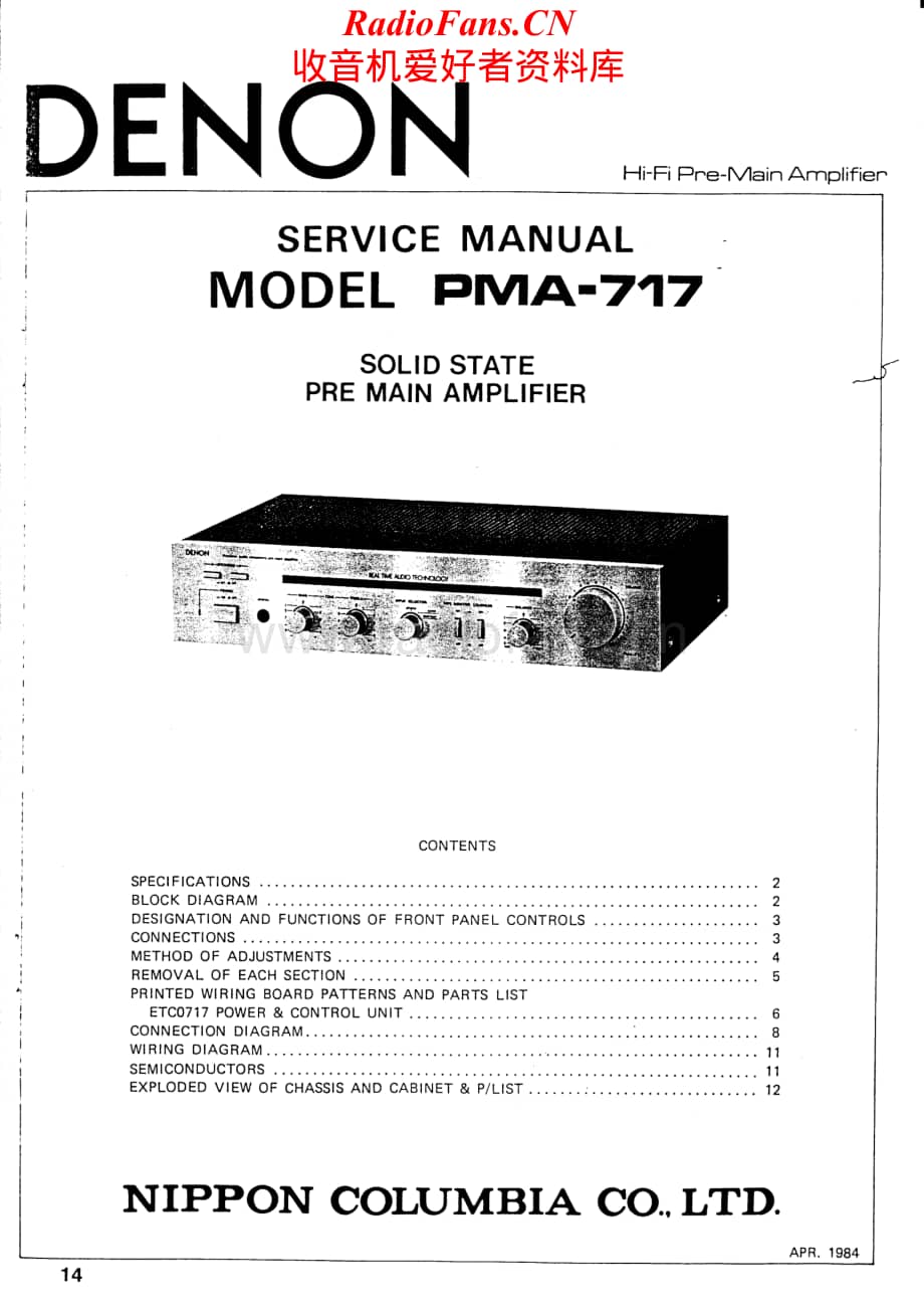 Denon-PMA717-int-sm维修电路原理图.pdf_第1页