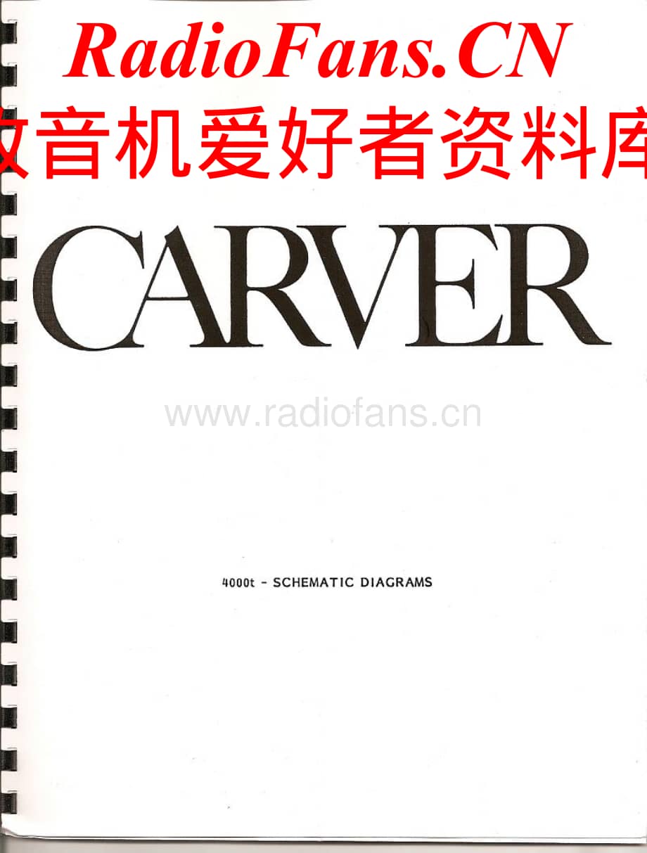 Carver-4000T-pre-sm维修电路原理图.pdf_第1页