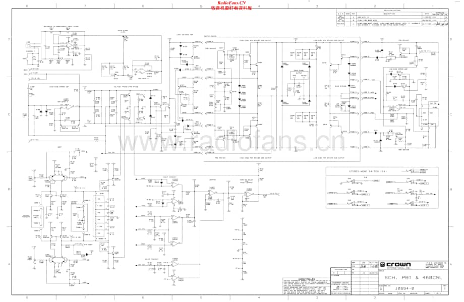 Crown-PB1C-pwr-sch维修电路原理图.pdf_第1页