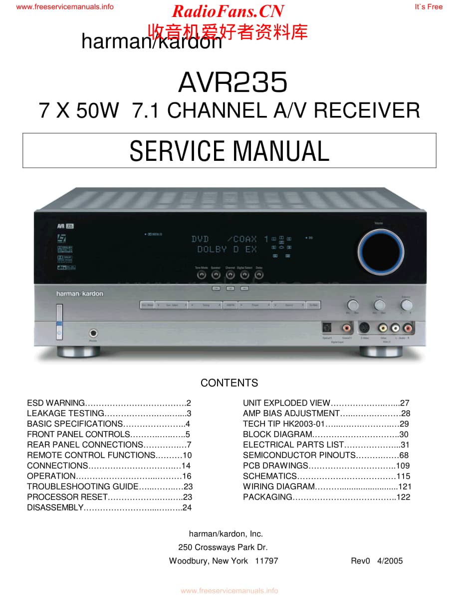 HarmanKardon-AVR235-avr-sm维修电路原理图.pdf_第1页