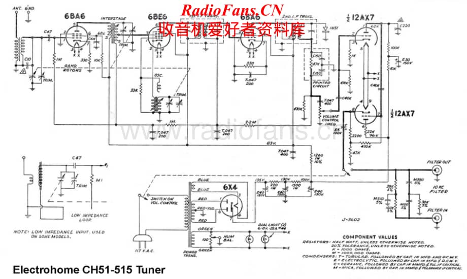 ElectroHarmonix-CH51-tun-sch维修电路原理图.pdf_第1页