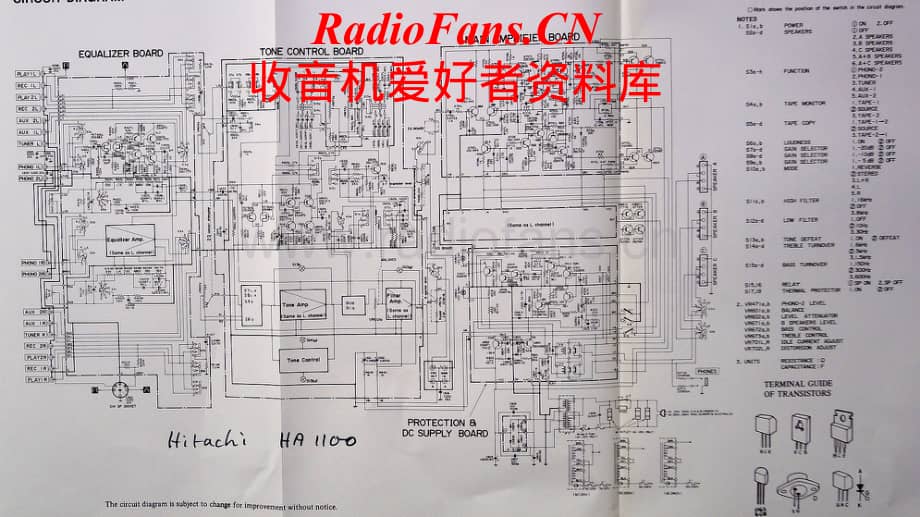 Hitachi-HA1100-int-sch维修电路原理图.pdf_第1页