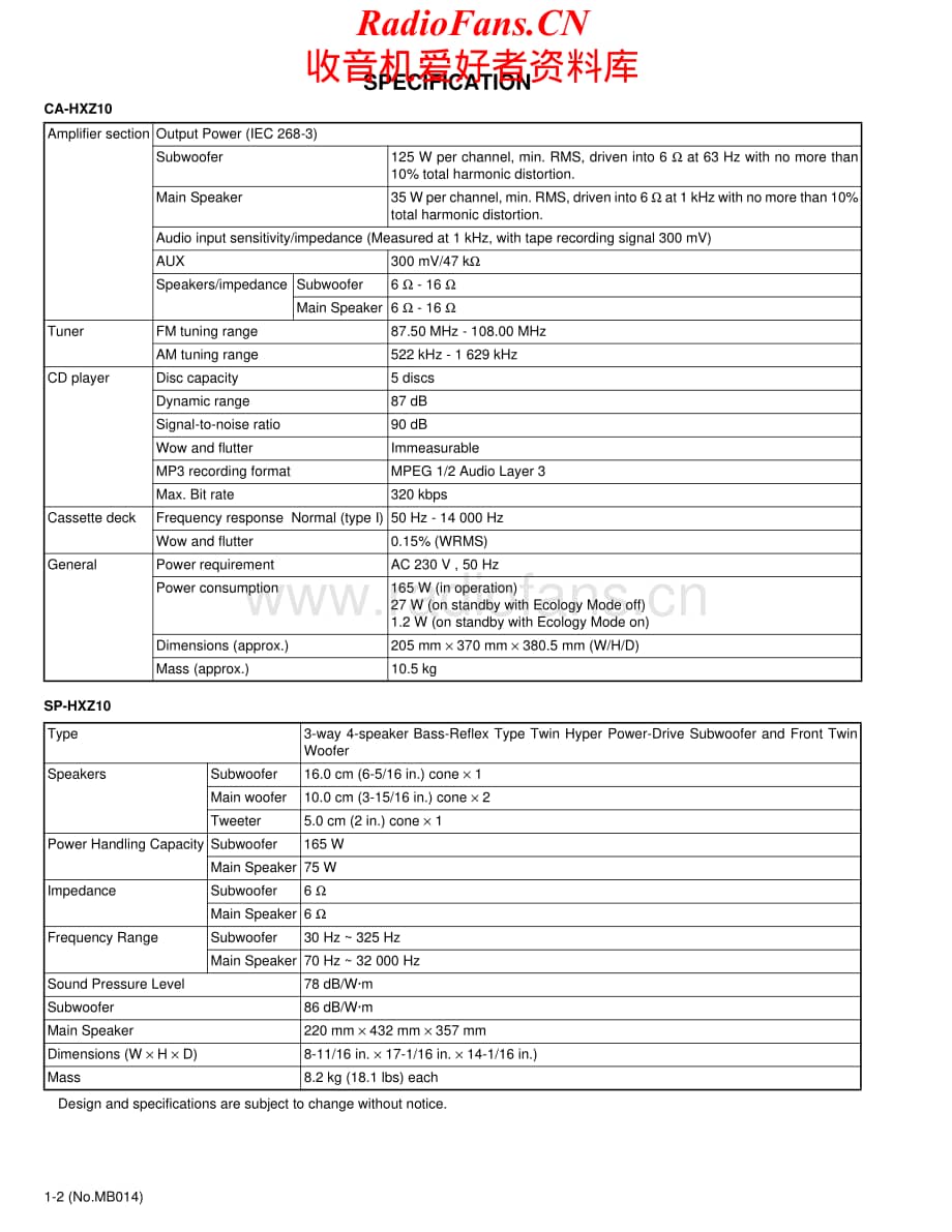 JVC-HXZ10-cs-sm维修电路原理图.pdf_第2页