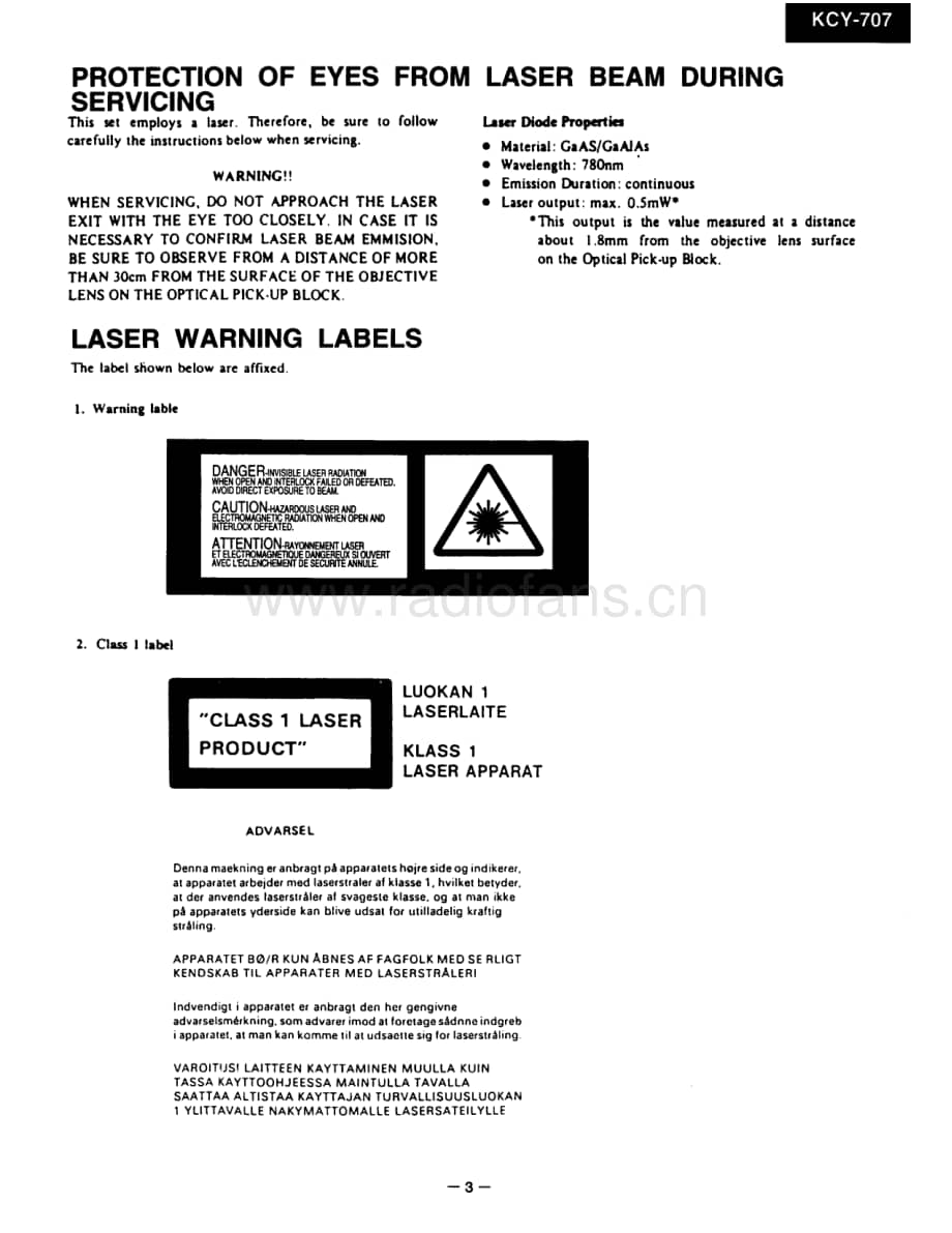 Onkyo-KCY707-cd-sm维修电路原理图.pdf_第3页