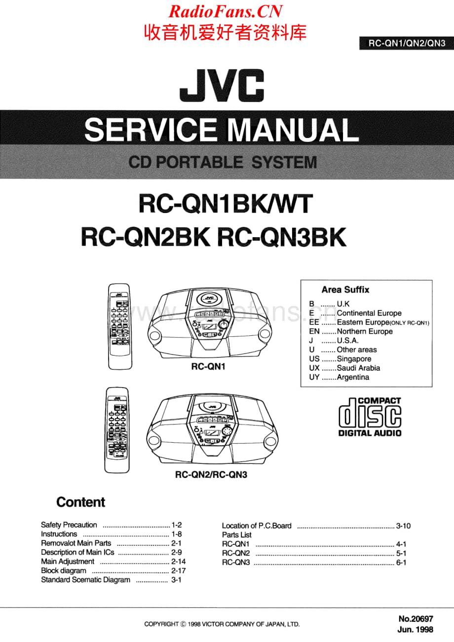 JVC-RCQN1-cs-sch维修电路原理图.pdf_第1页